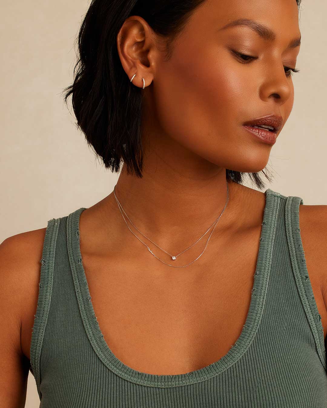 14k Gold Alphabet Necklace - Image 118