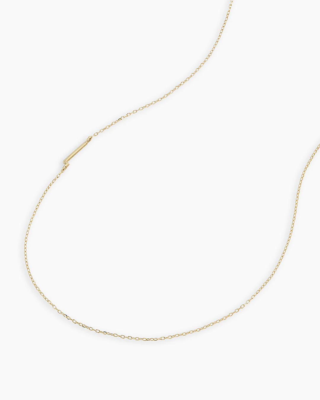 14k Gold Alphabet Necklace - Image 48