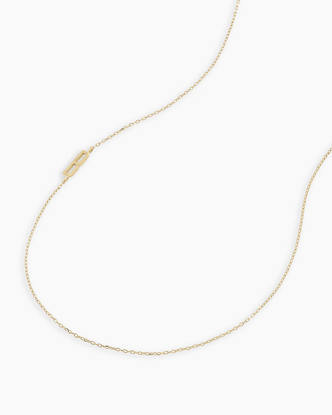 14k Gold Alphabet Necklace - Image 8