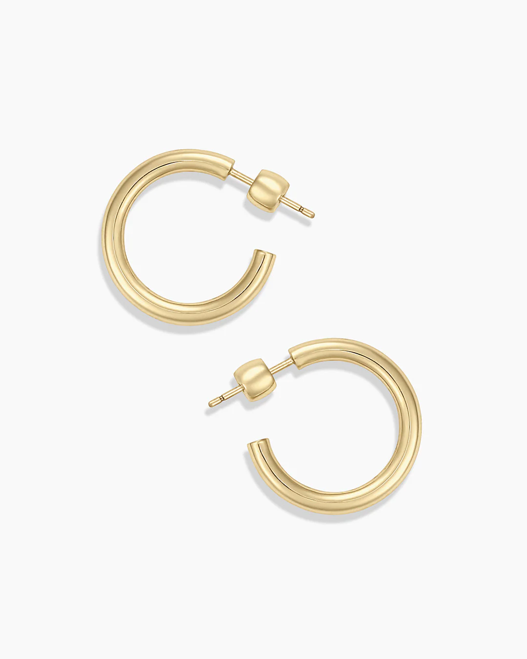 14k Gold Carter Hoops - Image 4