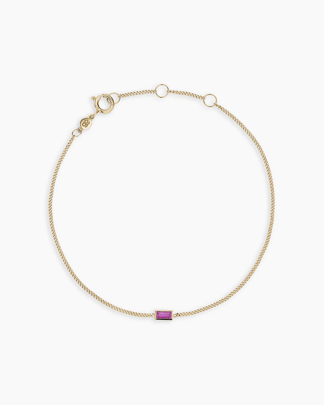 14k Gold Wilder Birthstone Bracelet - Image 5