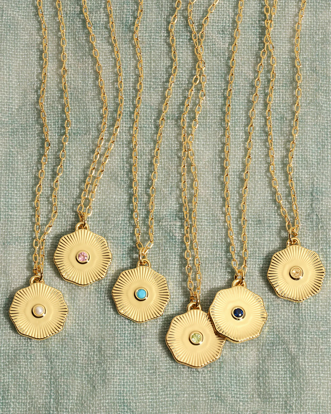 Birthstone Coin Necklace - Image 47