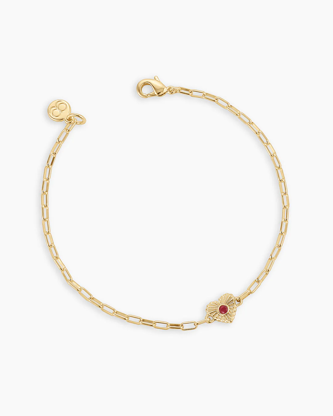 Birthstone Heart Bracelet - Image 8