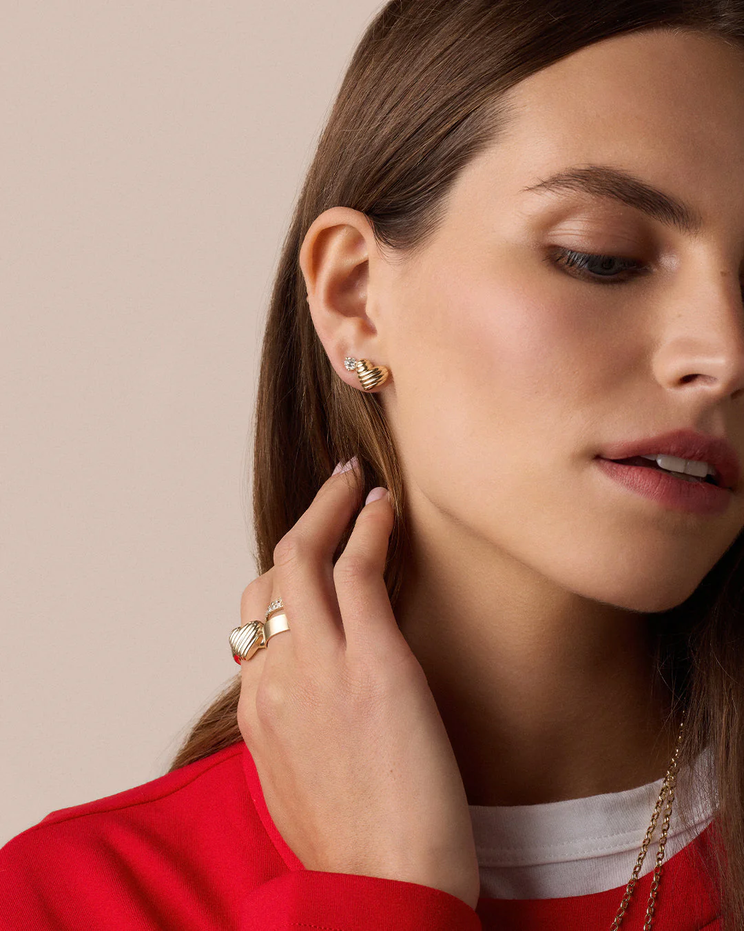 Campbell Heart Studs - Image 3