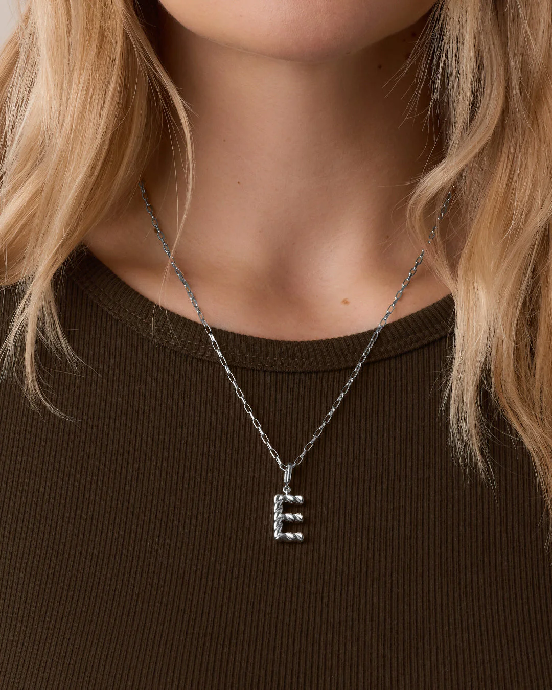 Crew Alphabet Statement Charm Necklace - Image 122