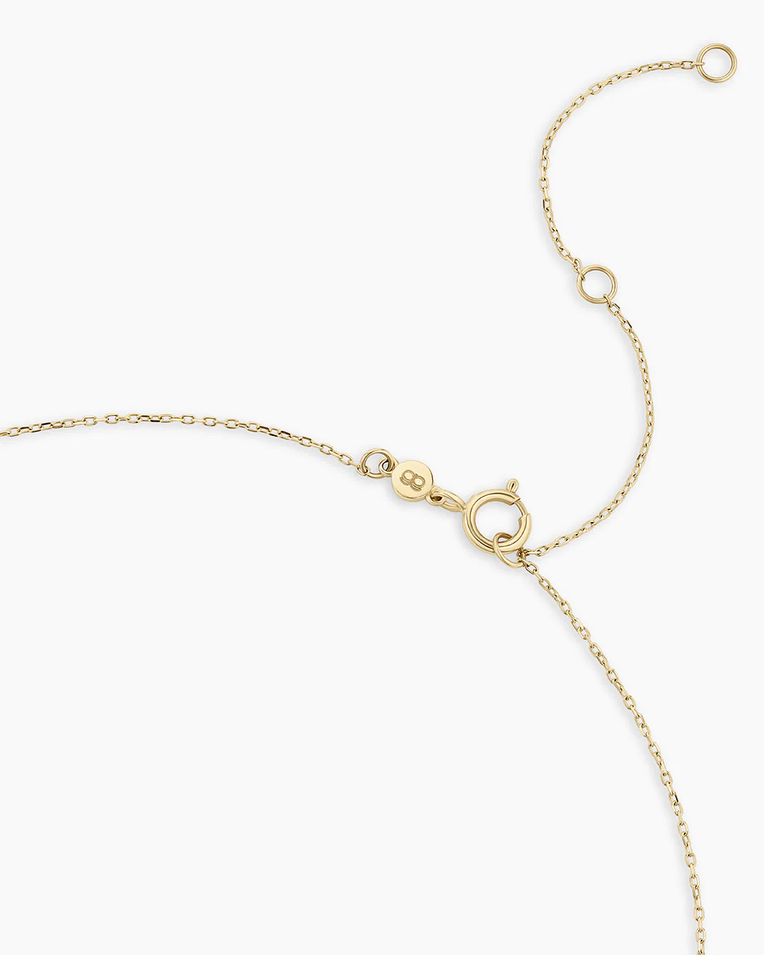 Diamond and White Sapphire Amara Cluster Necklace - Image 4