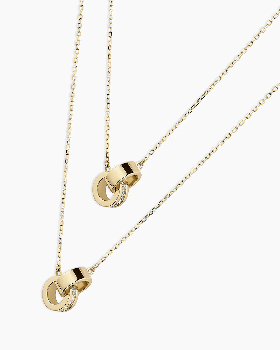 Diamond Bond Interlocking Rose Necklace - Image 5