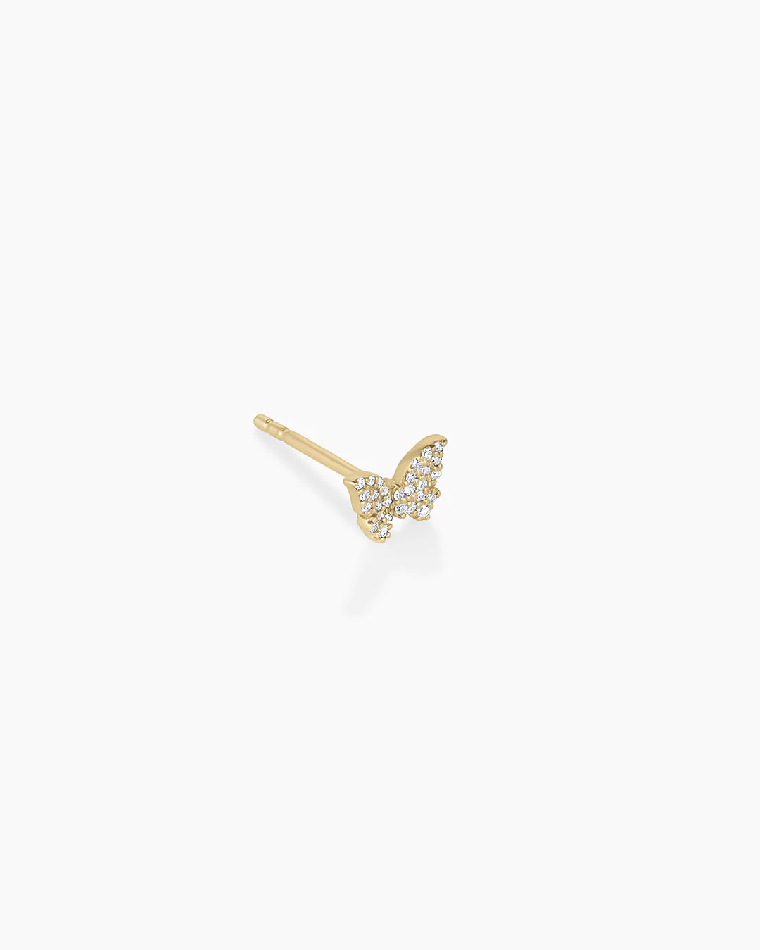 Diamond Butterfly Single Stud - Image 4