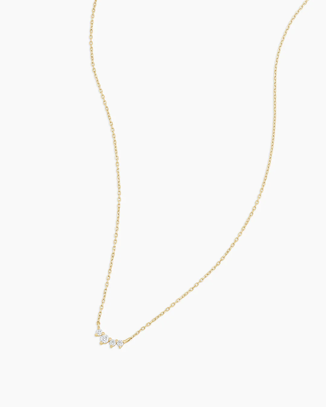 Diamond Cluster Necklace - Image 4