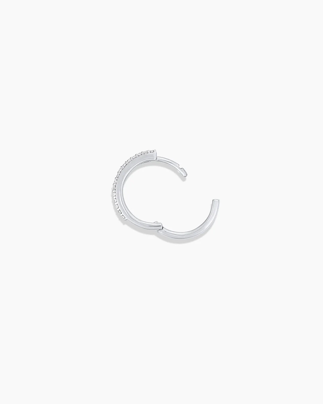 Diamond Double Down Single Huggie - Image 16