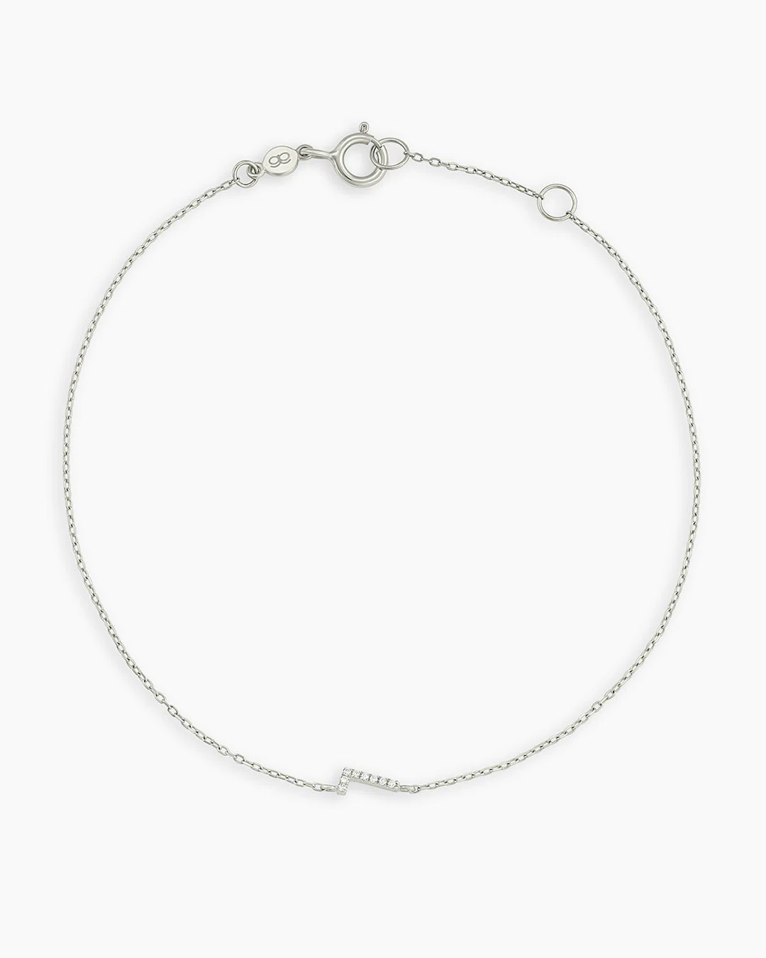 Diamond Pavé Alphabet Bracelet - Image 101