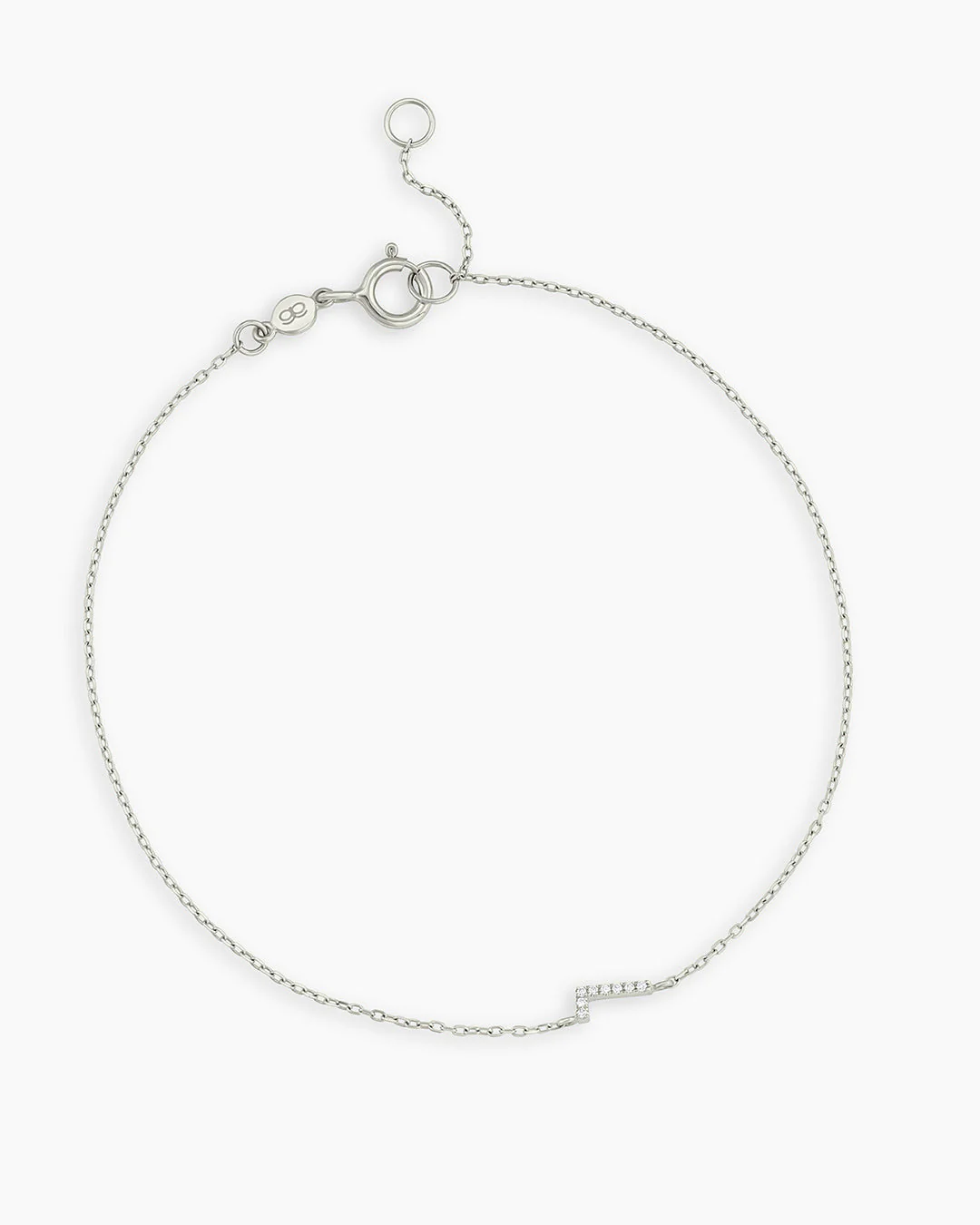 Diamond Pavé Alphabet Bracelet - Image 102