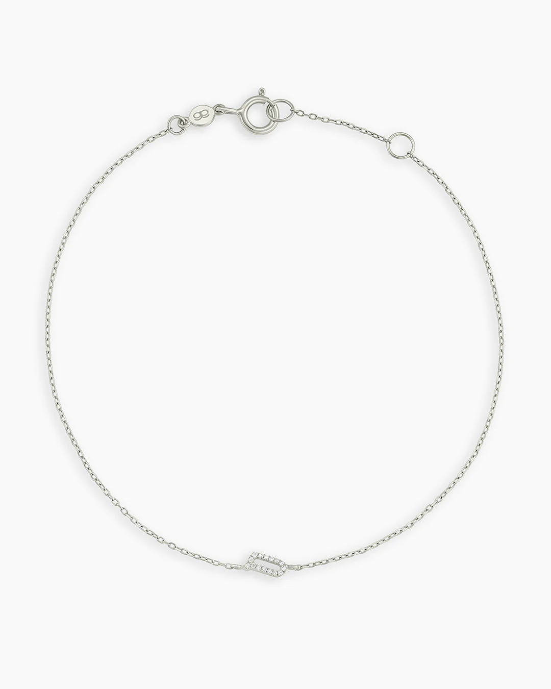 Diamond Pavé Alphabet Bracelet - Image 111