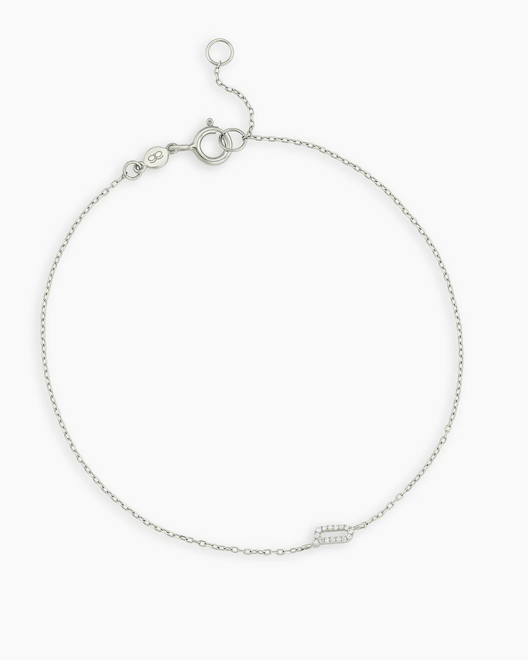 Diamond Pavé Alphabet Bracelet - Image 112