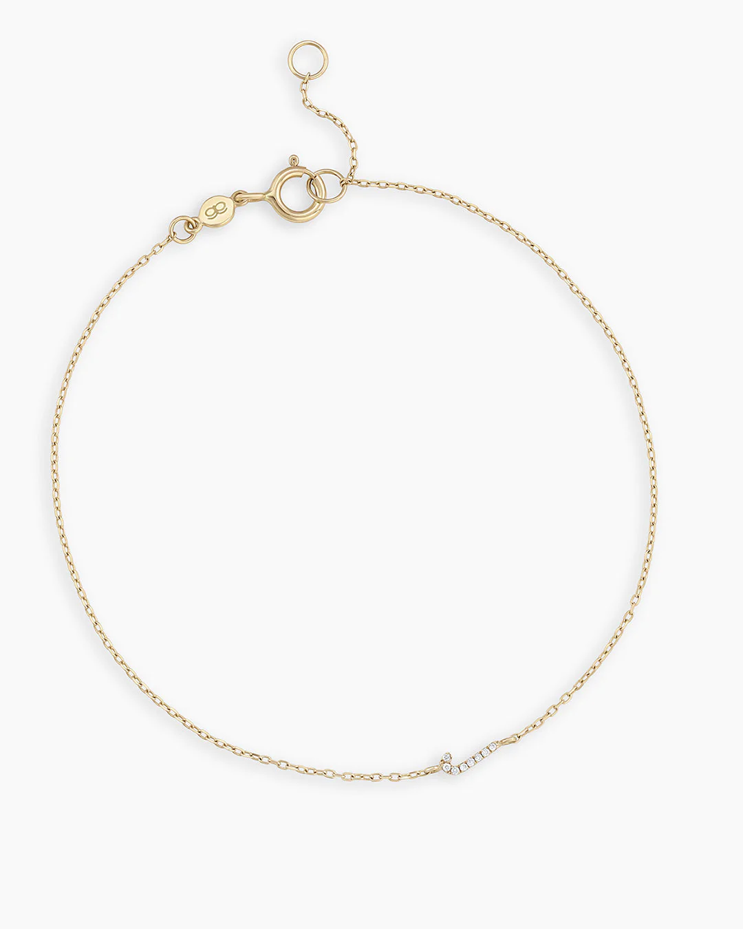 Diamond Pavé Alphabet Bracelet - Image 30