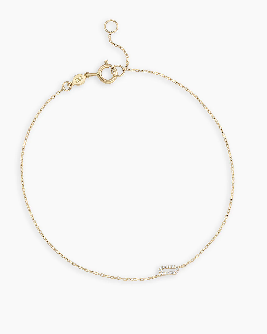 Diamond Pavé Alphabet Bracelet - Image 51