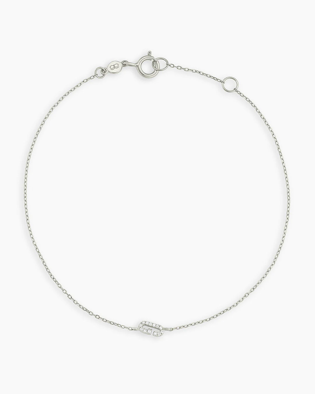 Diamond Pavé Alphabet Bracelet - Image 90