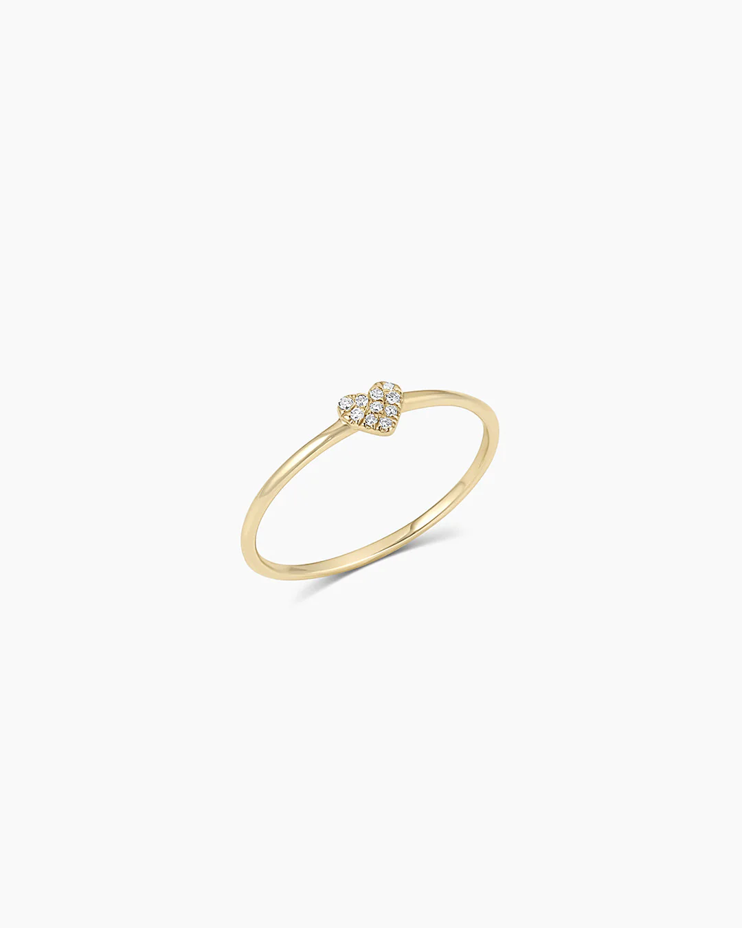 Diamond Pavé Heart Ring - Image 4