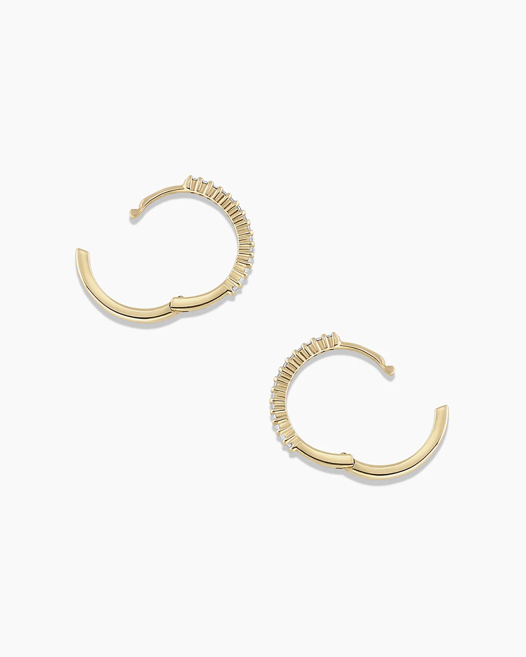 Diamond Pavé Huggies - Image 10
