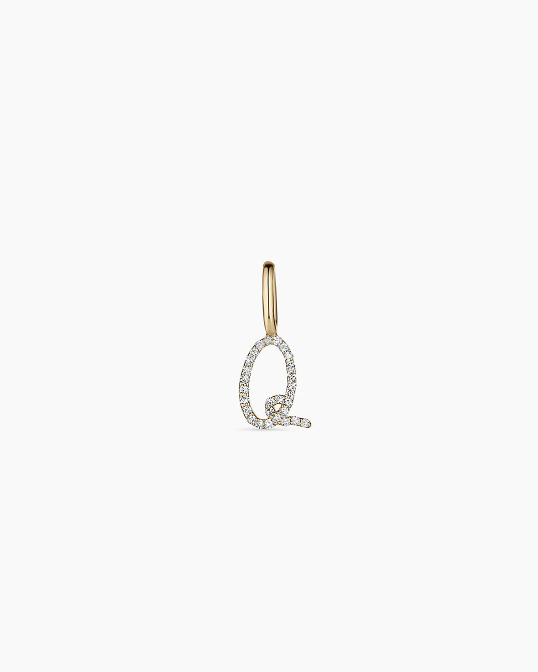 Diamond Script Alphabet Charm - Image 65