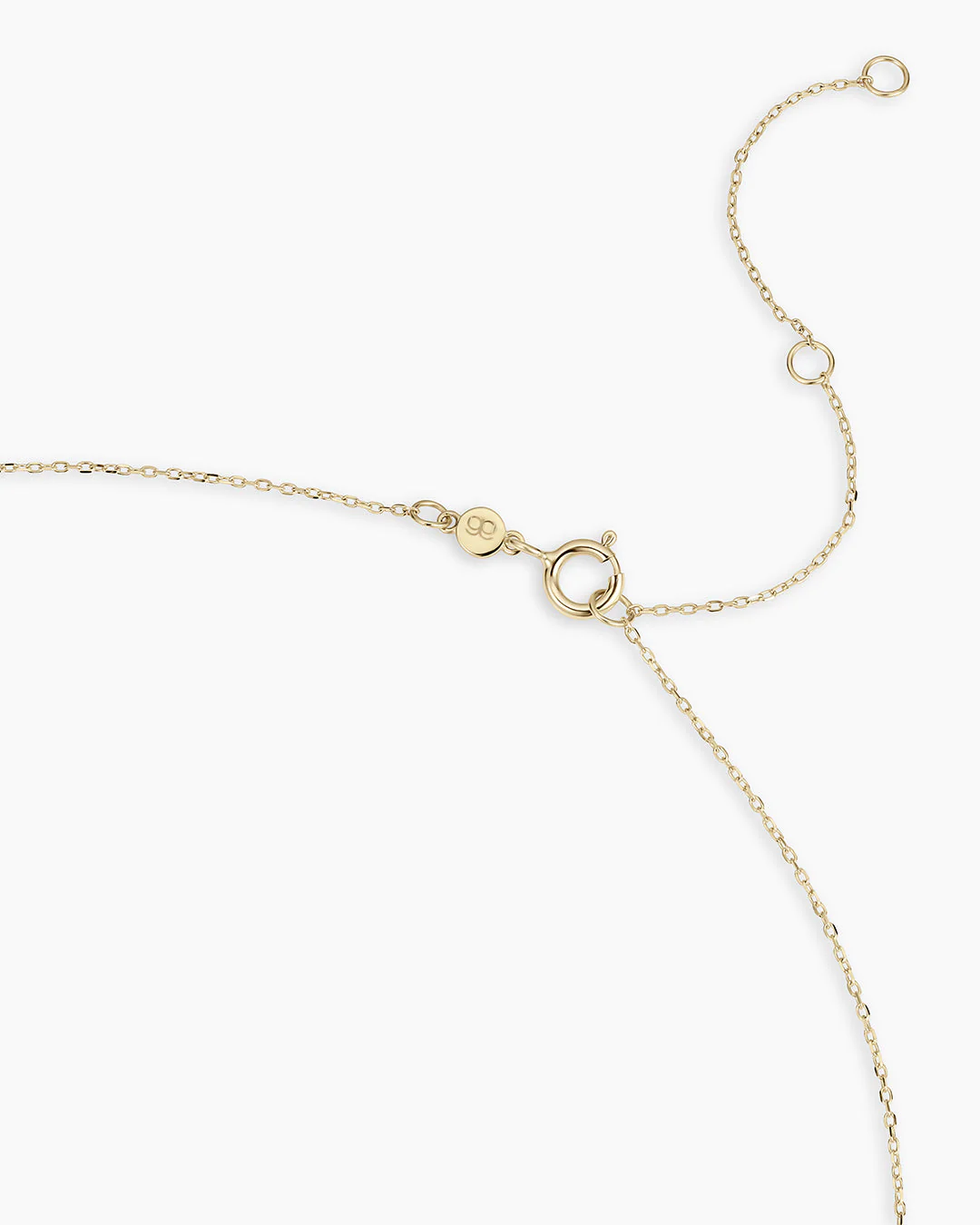 Diamond Script Alphabet Charm Necklace - Image 100