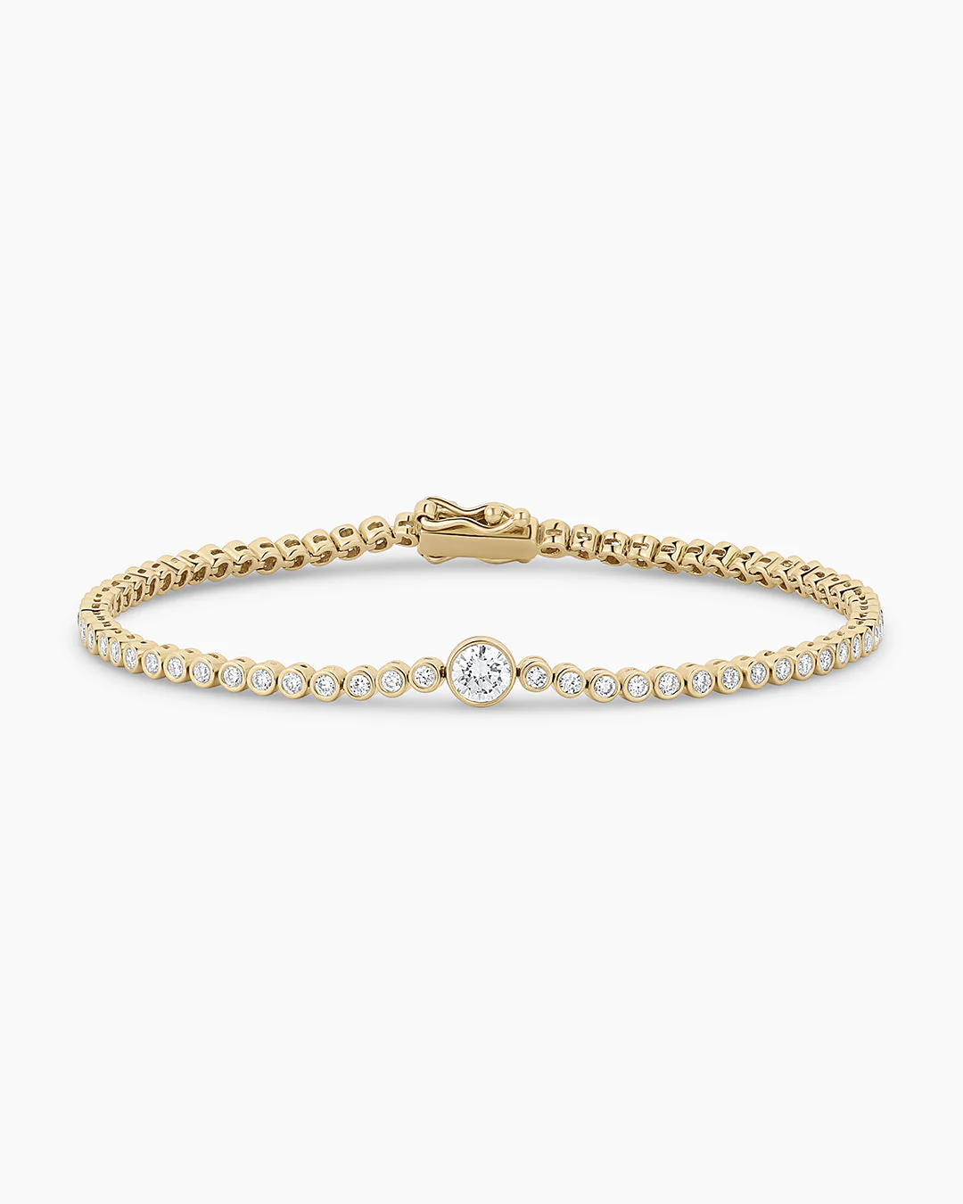 Lab Grown Diamond Circle Tennis Bracelet - Image 12