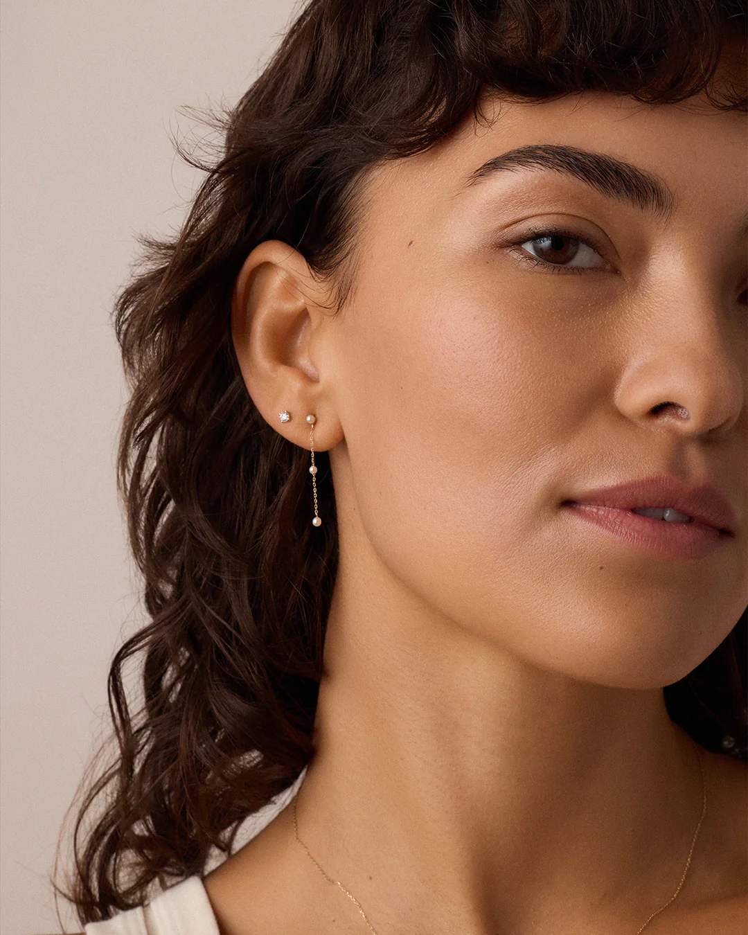 Lab Grown Diamond Solitaire Flat Back Studs - Image 3