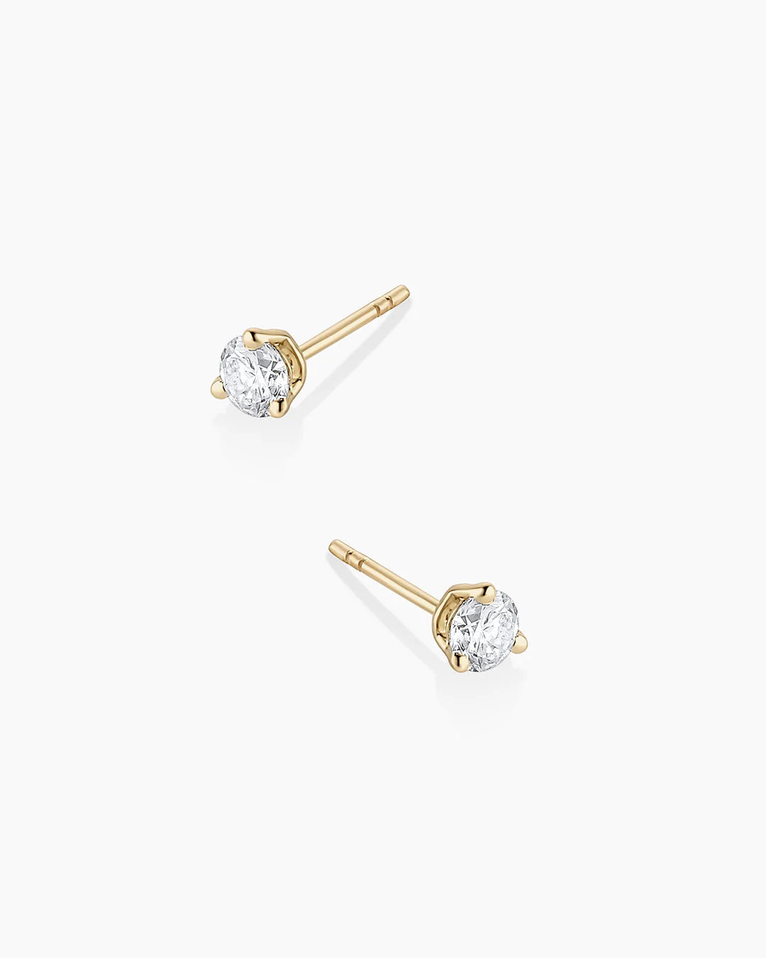 Lab Grown Diamond Solitaire Studs - Image 4