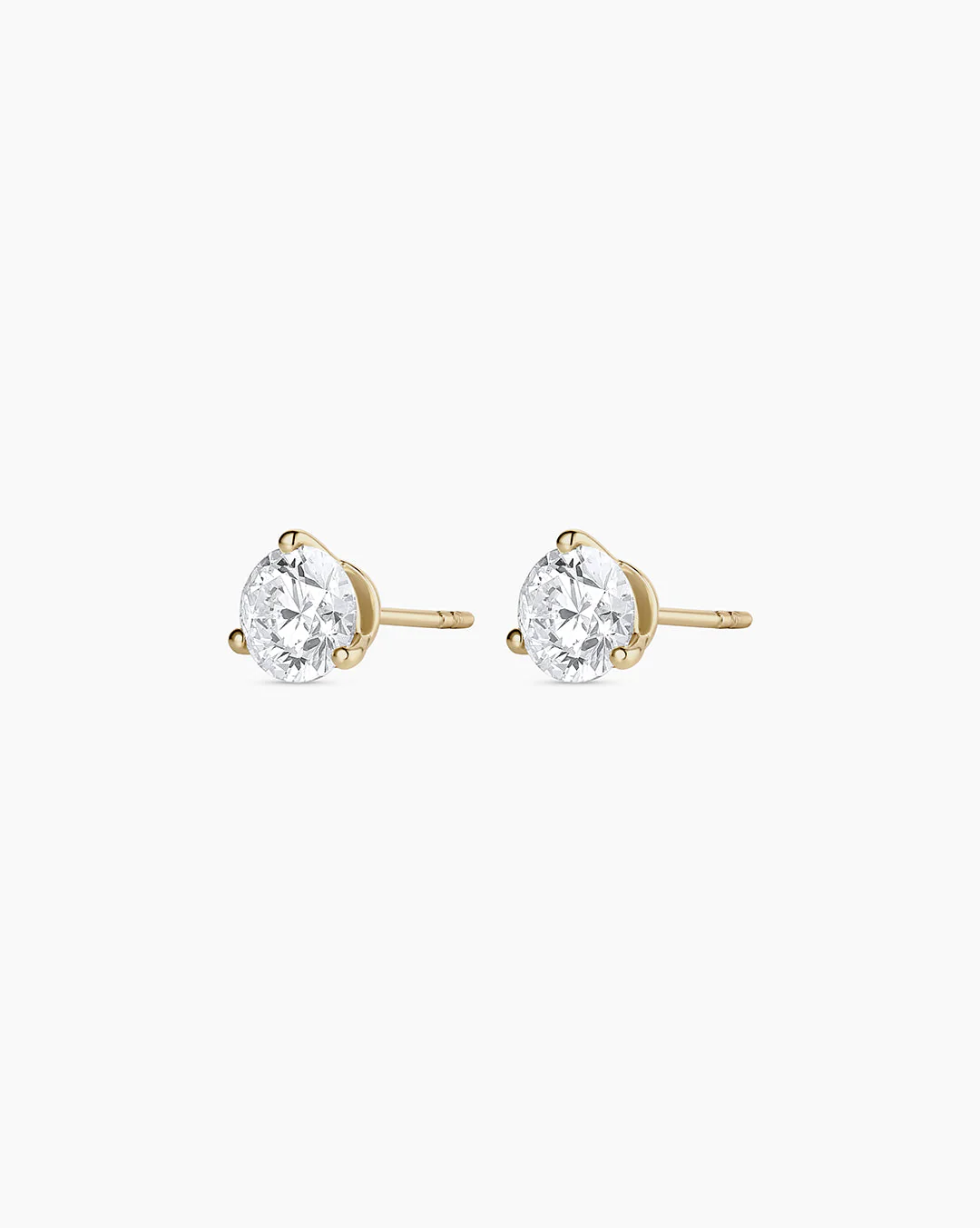 Lab Grown Diamond Solitaire Studs - Image 5