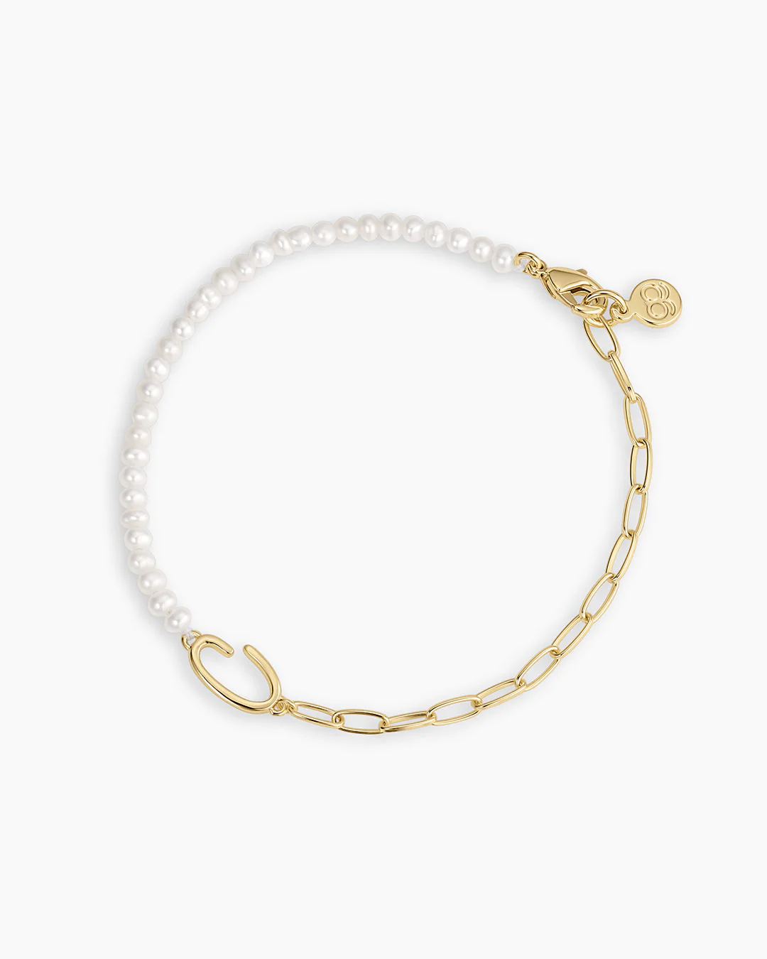 Lou Pearl Alphabet Bracelet - Image 9
