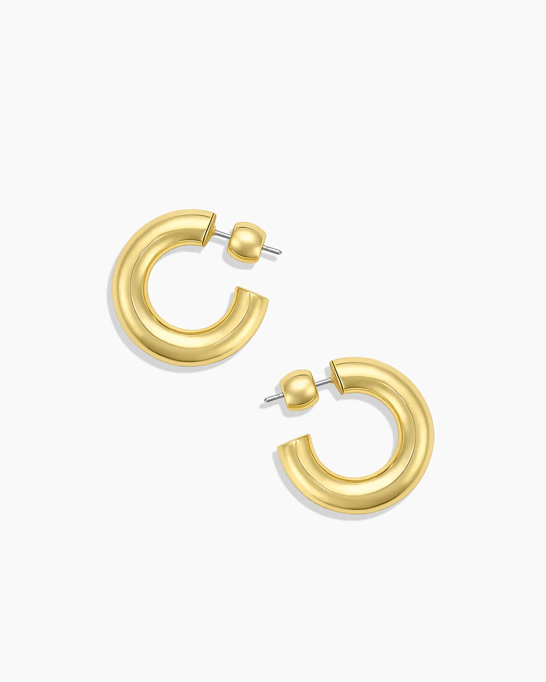 Lou Statement Small Hoops - Image 4