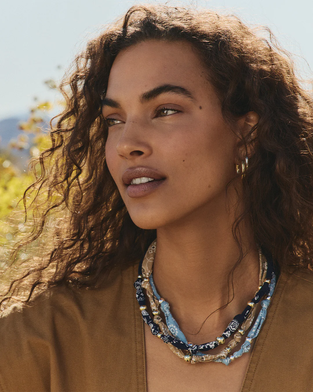 Paisley Bandana Knot Necklace - Image 9