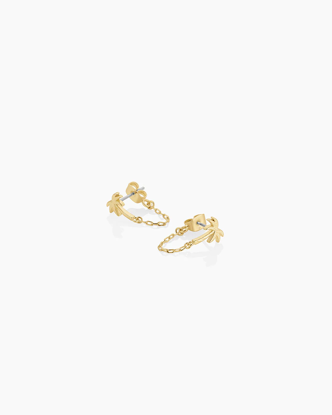 Palm Chain Huggies - Image 4