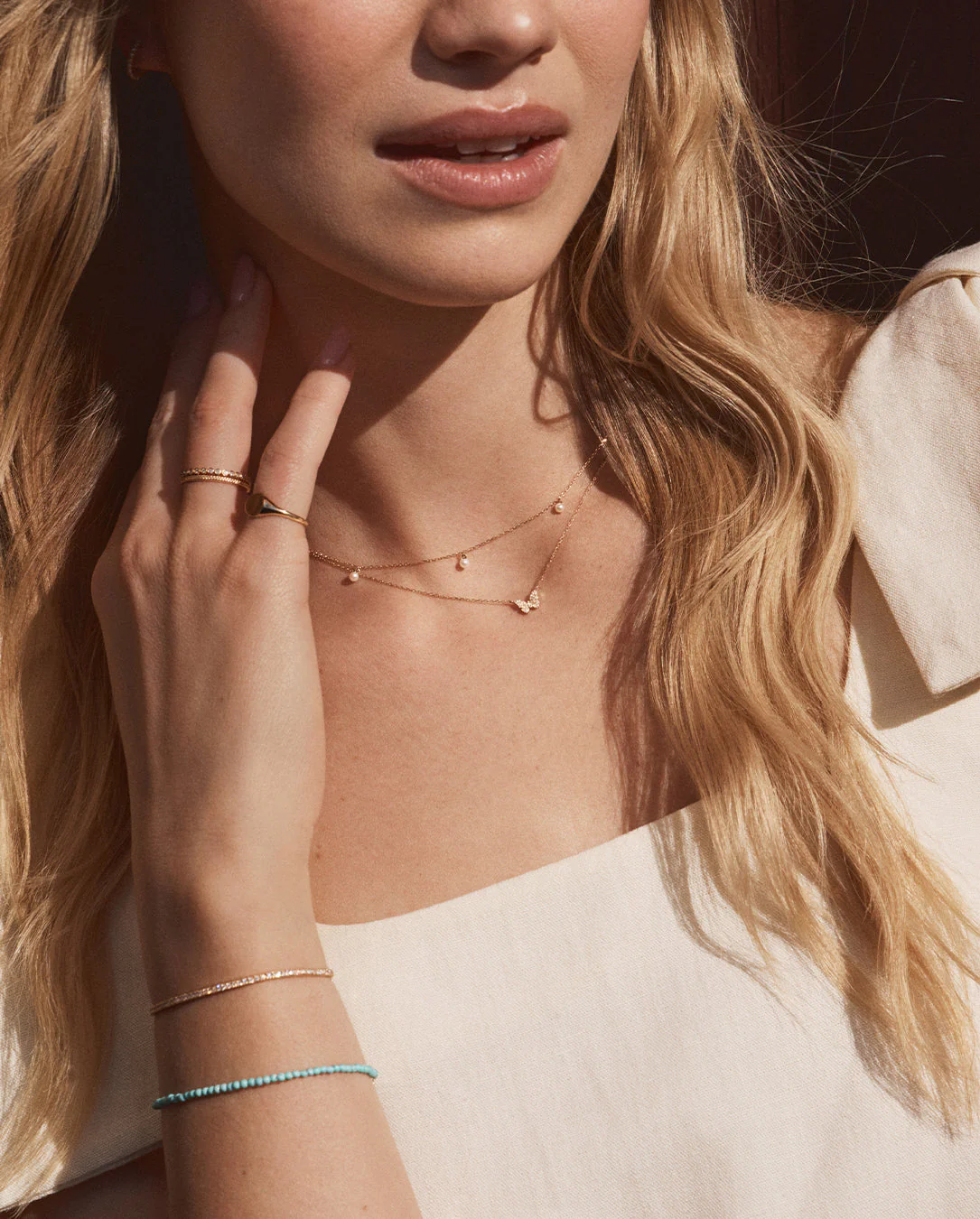 Pearl Flutter Necklace - Image 3