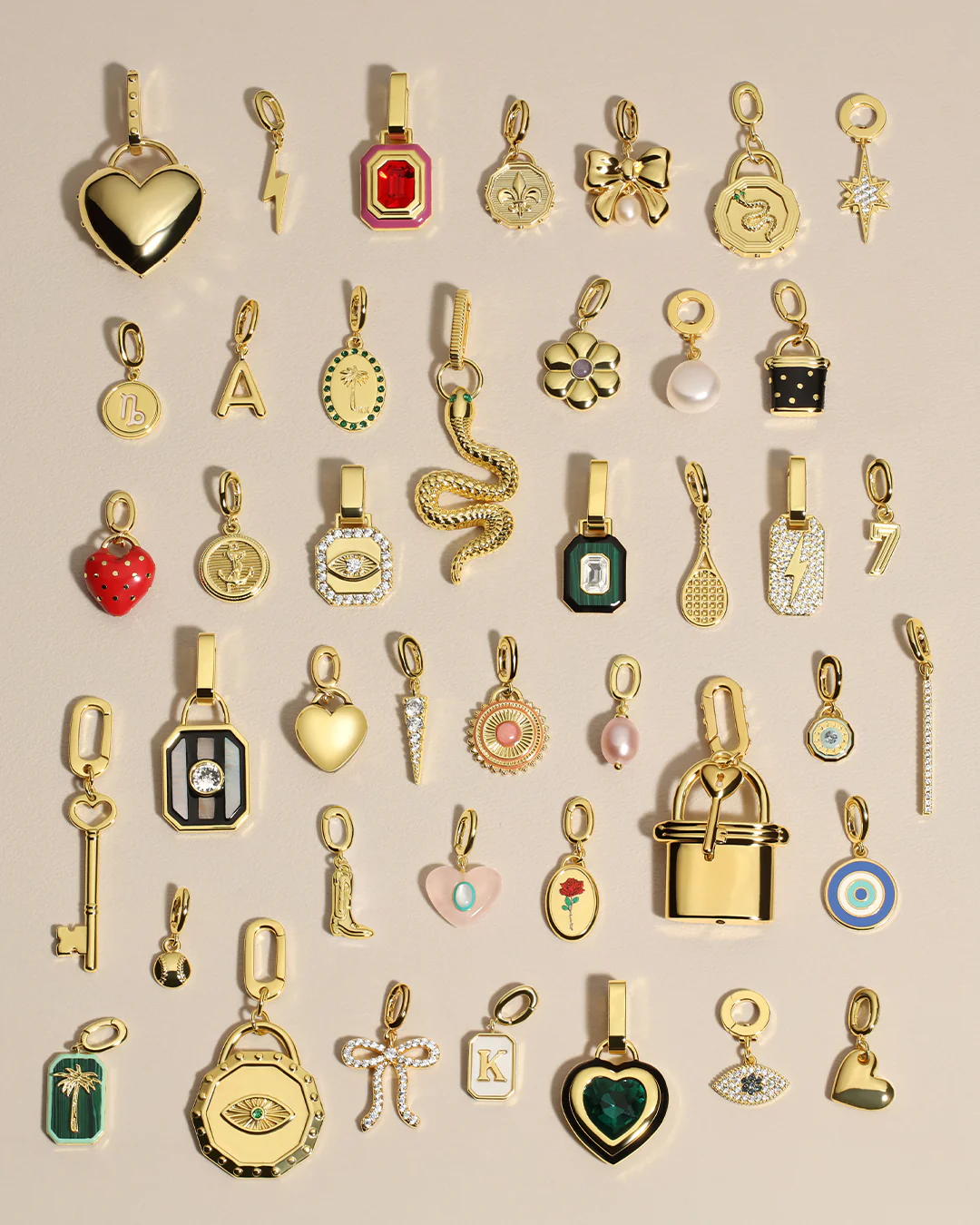 Vintage Alphabet Parker Charm - Image 80