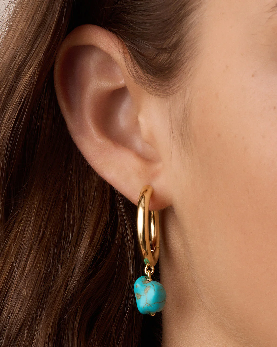 Turquoise Cove Hoops - Image 2